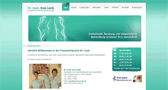 Desktop Screenshot of praxis-dr-lenk.de