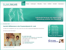 Tablet Screenshot of praxis-dr-lenk.de